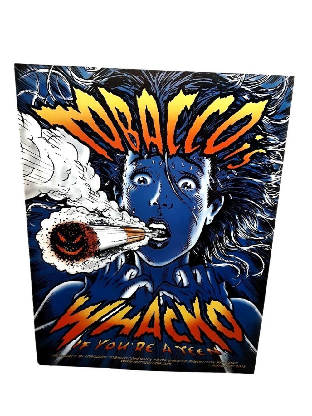 2003 Anti Smoking Tobacco VS Youth Print Ad Graphic Art Poster Style